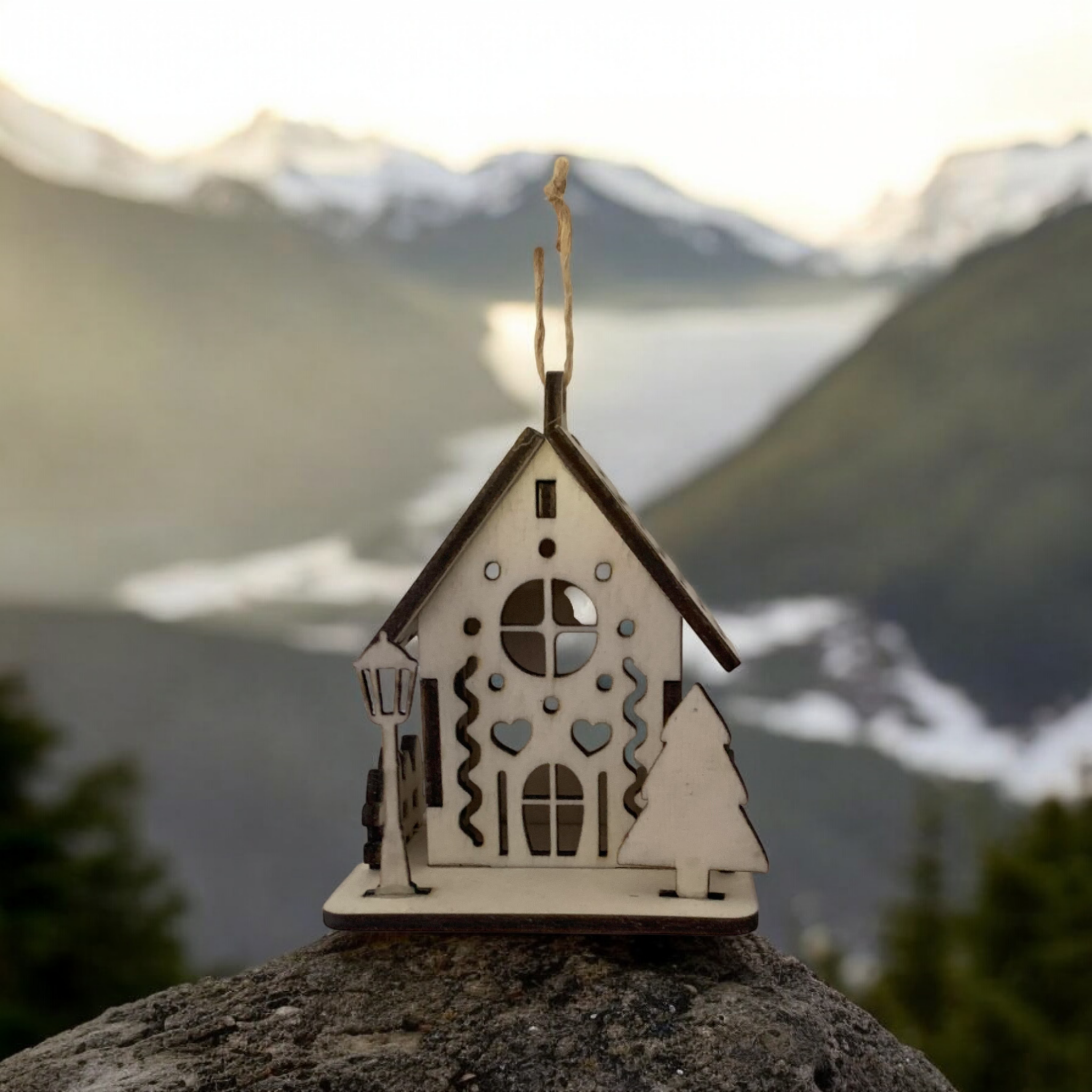 pack de 3 chalets pour decoration de sapin – Image 4