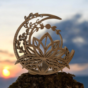 lune de lotus en chêne